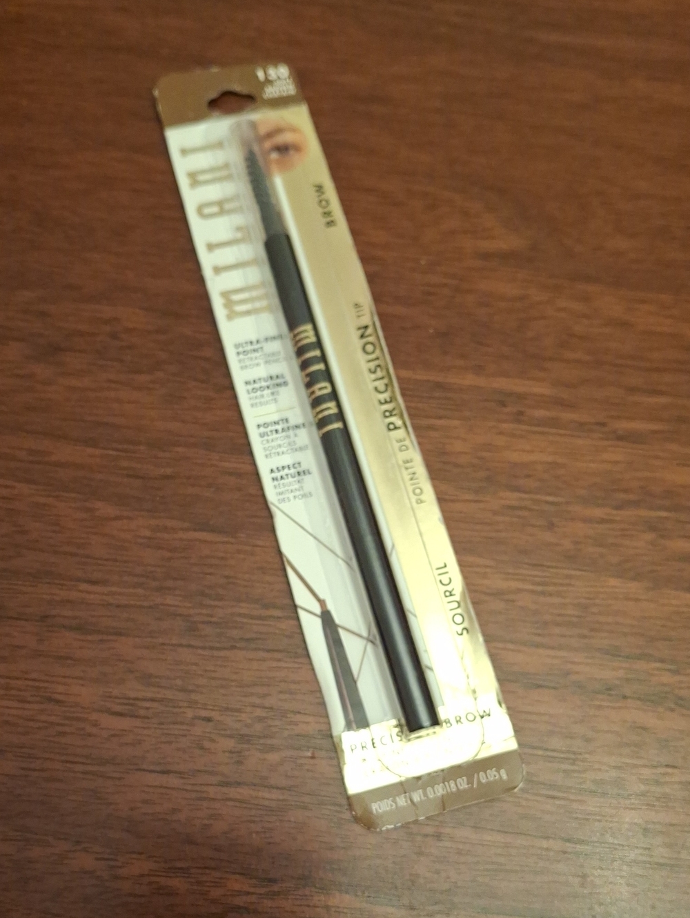 Milani Ultra Fine Point Brow Pencil 130 Soft Brown New Sealed